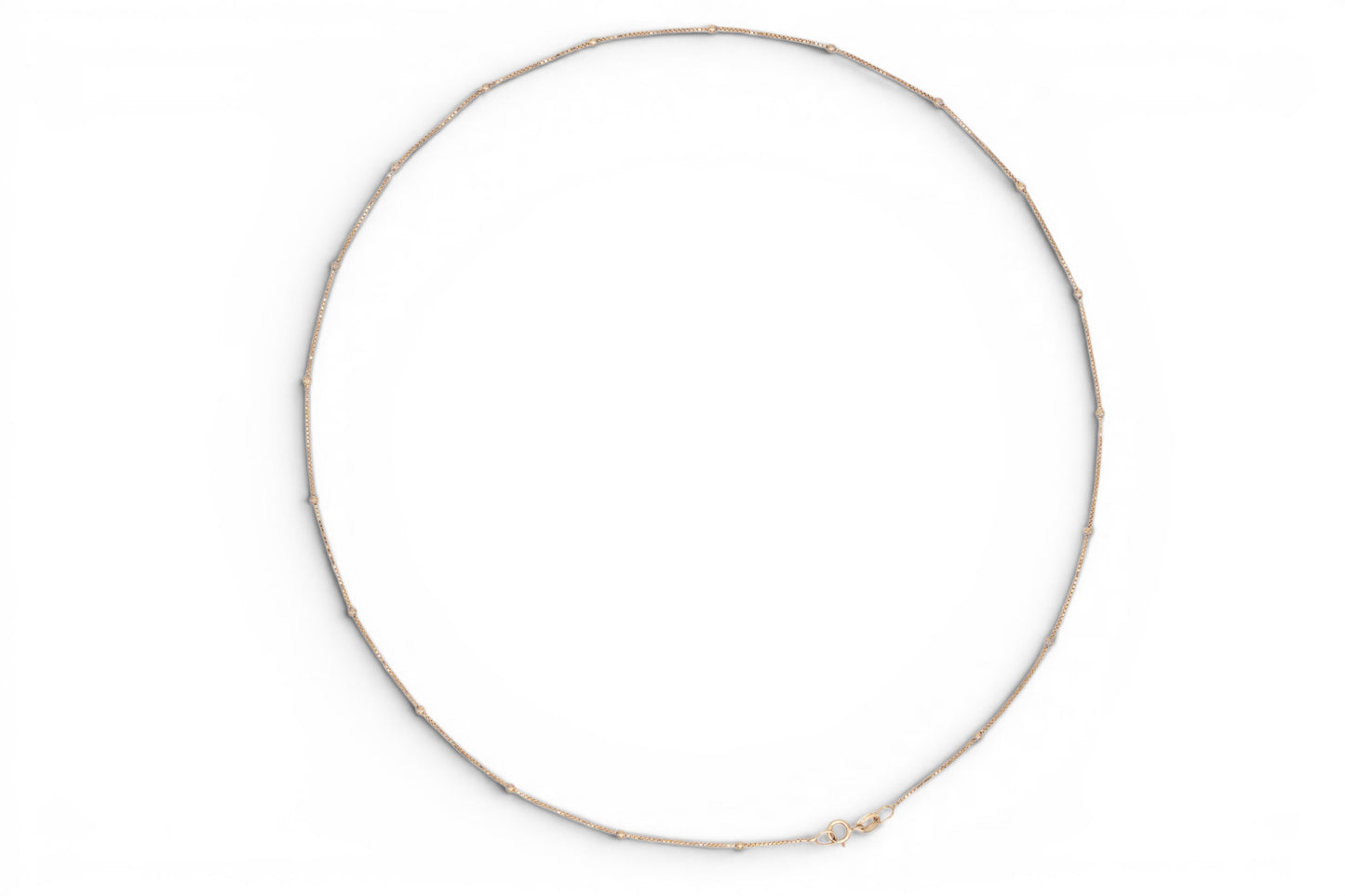 Lant delicat cu bile fine Aur Galben 14K AG171