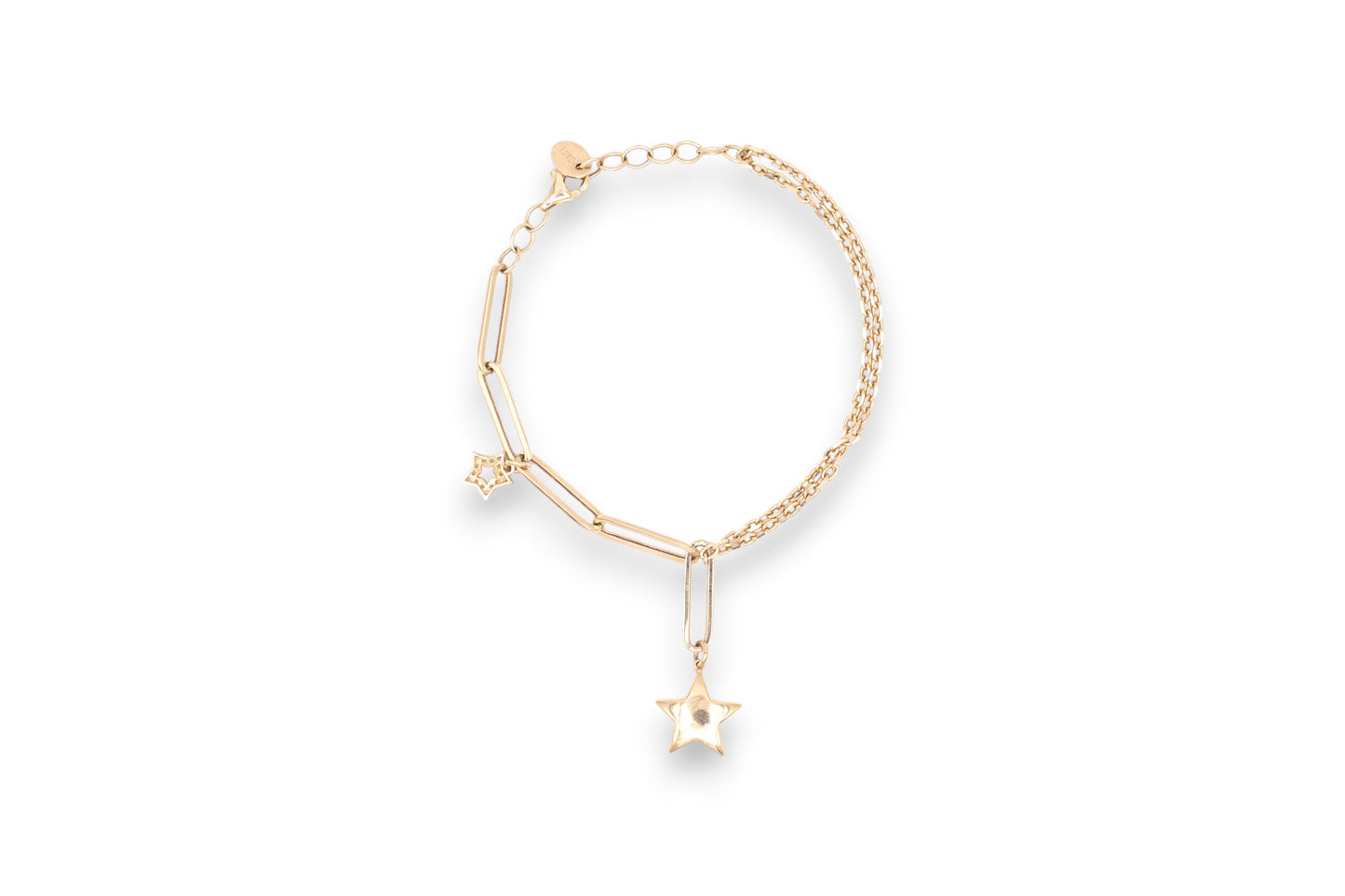 Bratara cu stele mobile din Aur Galben 14K AG477