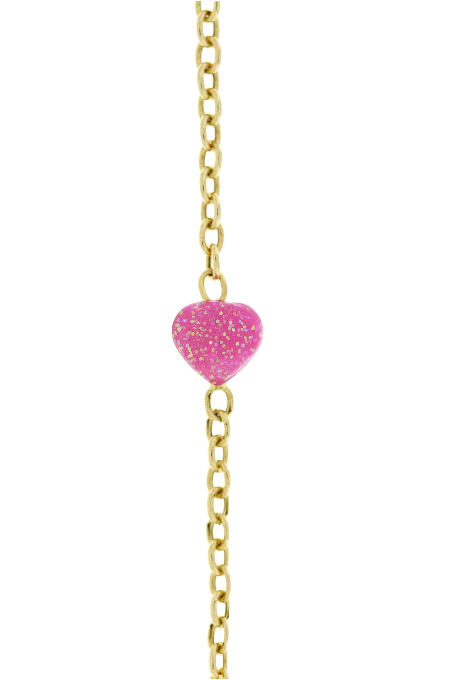 Lantisor copii " 5 Inimioare Colorate" - Antonia Gold