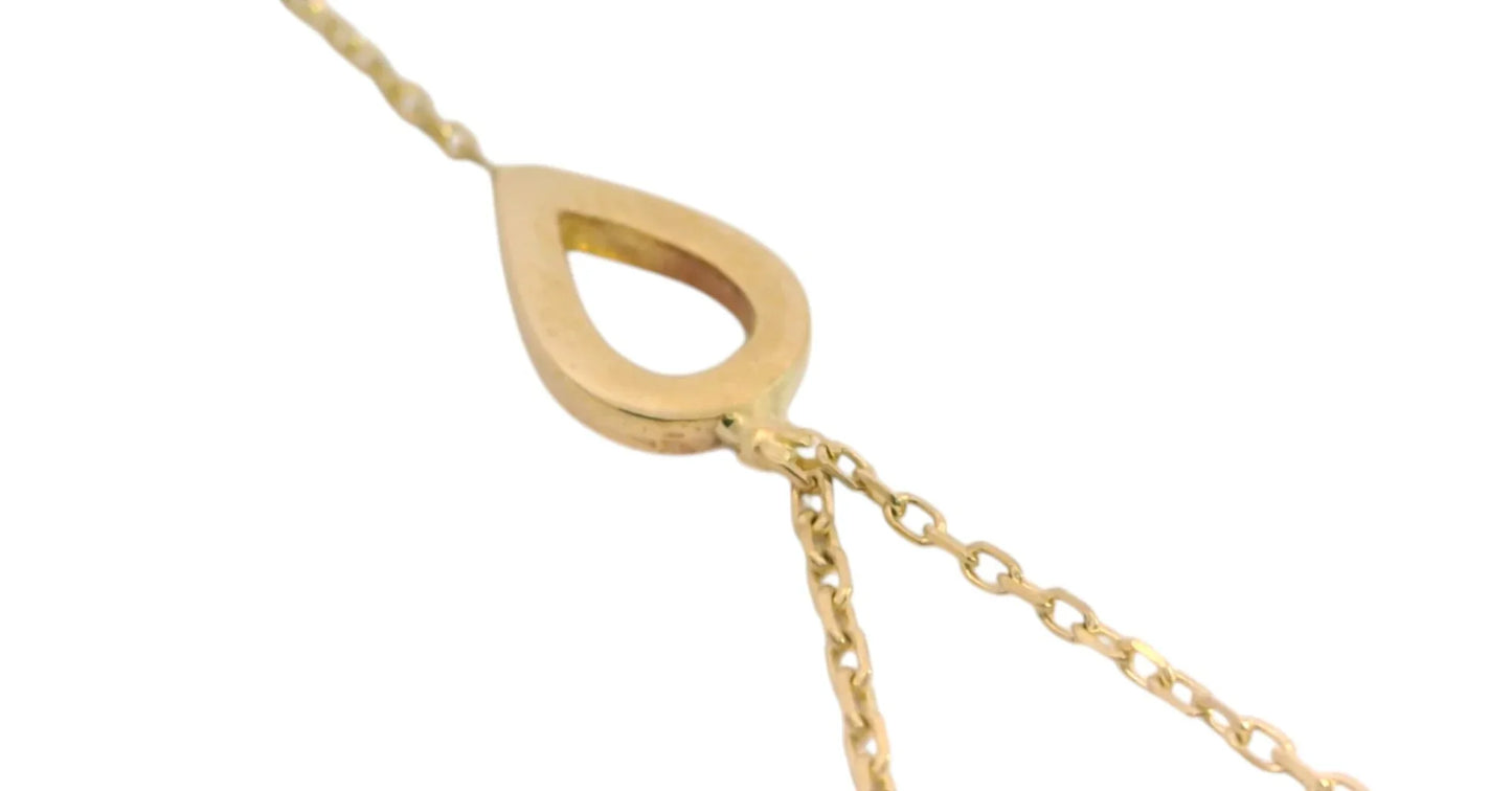 Lantisor Aur Galben "3 lacrimi" AG278 - Antonia Gold