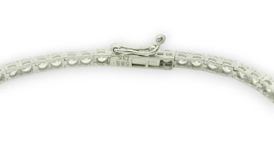 Bratara Tennis aur alb - P. Negre - Antonia Gold