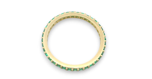 Inel Tenis aur galben - P. Verzi - Antonia Gold