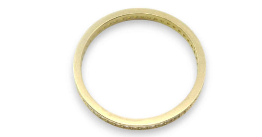 Inel Tennis aur galben - P. Albe