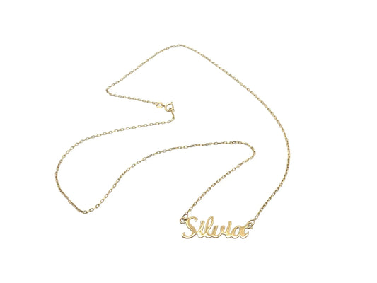 Nume din Aur "SILVIA" cu lantisor - Antonia Gold