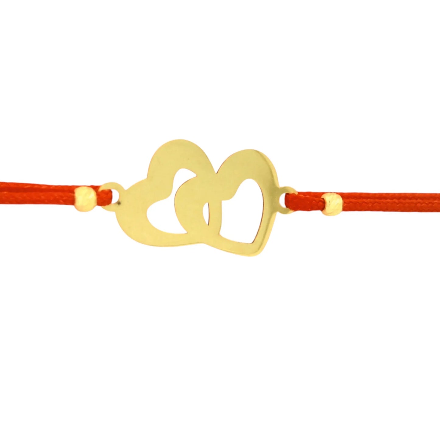 Bratara Snur "2 Inimi cu 2 bilute" - Antonia Gold