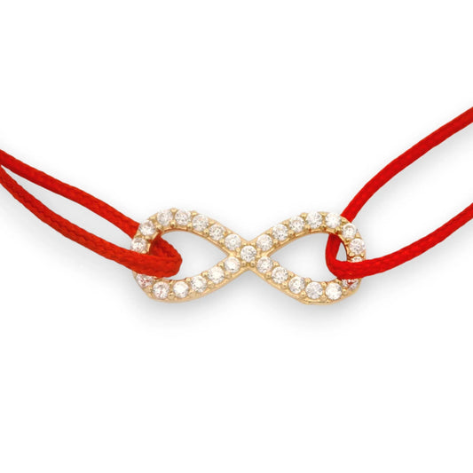 Bratara snur rosu "Infinit" AG0INF076 - Antonia Gold