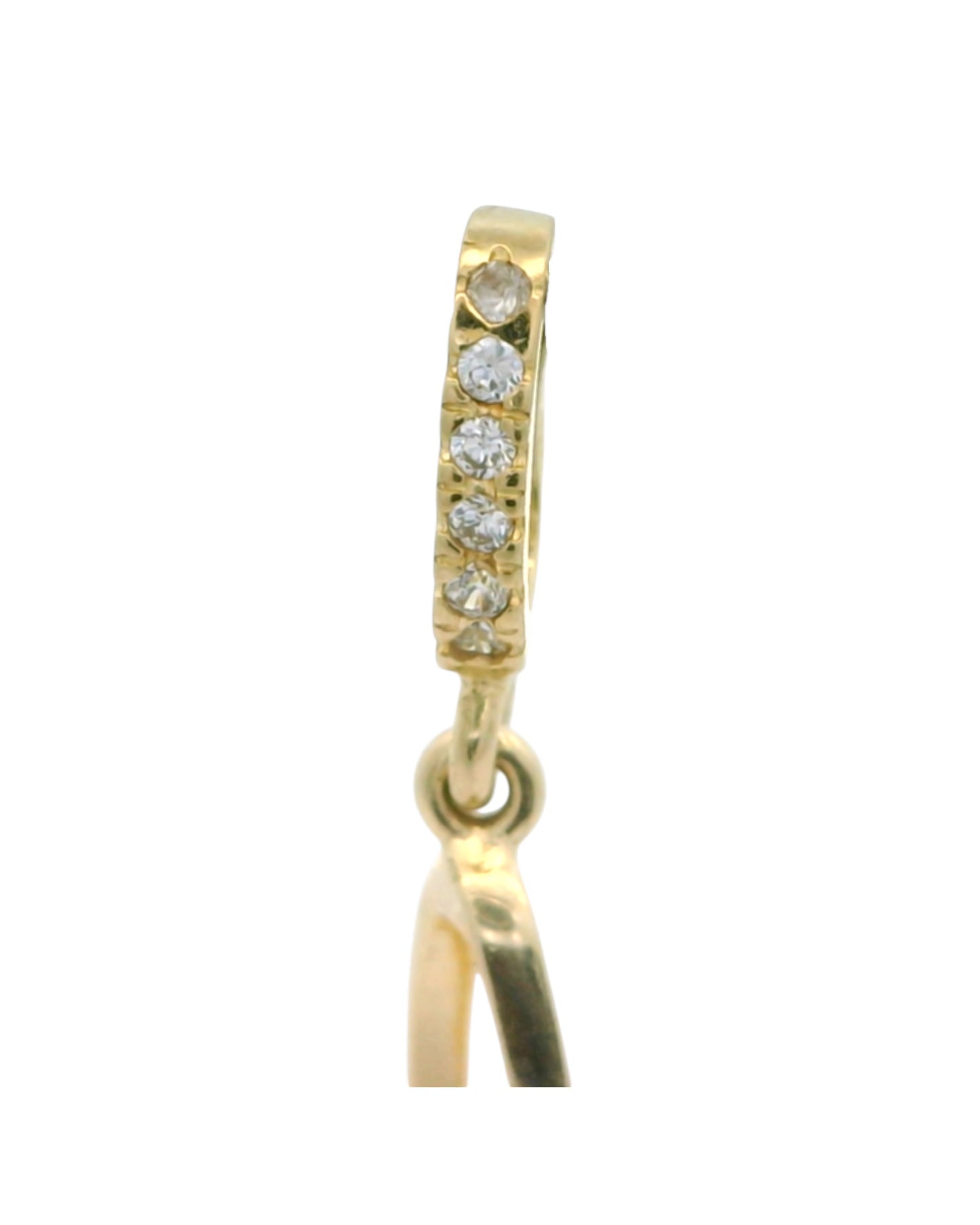 Pandantiv Cruciulita Aur 14K Stilizata