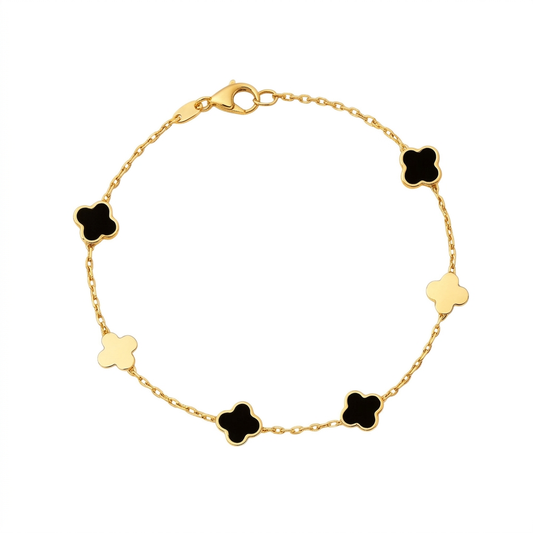 Brățară Aur 14K damă cu pandantive fluturaș