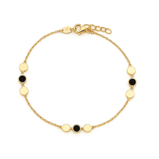 Bratara Aur 14K Black Ovalls