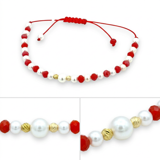 Bratara Aur 14K Snur Pearls