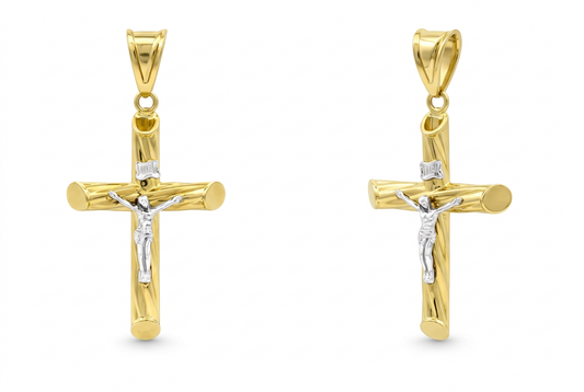 Pandantiv Aur 14 K Cruciulita Rasharm