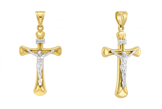Pandantiv Aur 14K Cruciulita IHR