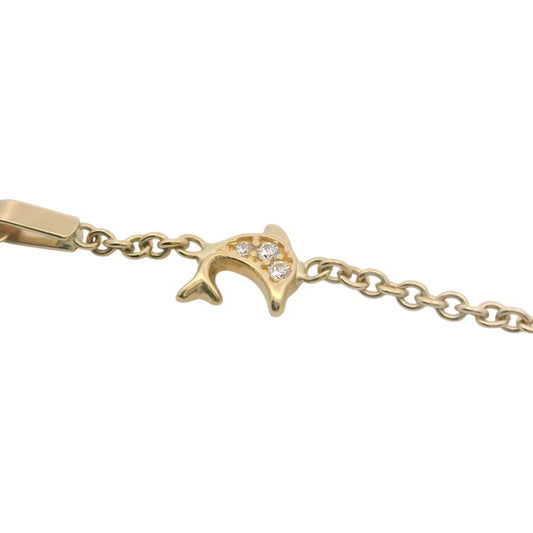 Bratara copii "Delfin cu pietre" si placuta semi-ovala - Antonia Gold