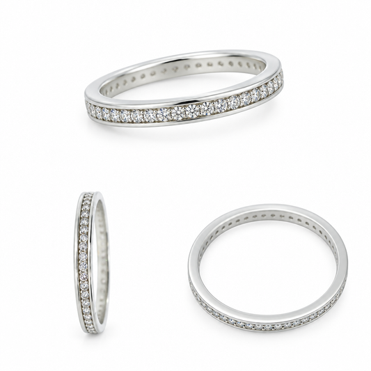 Inel Tenis Aur 14K Whitis - P. Albe