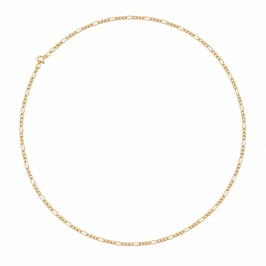 Lant Aur 14 K Figaro fin