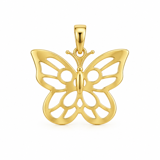 Pandativ Aur 14 K martisor Fluture