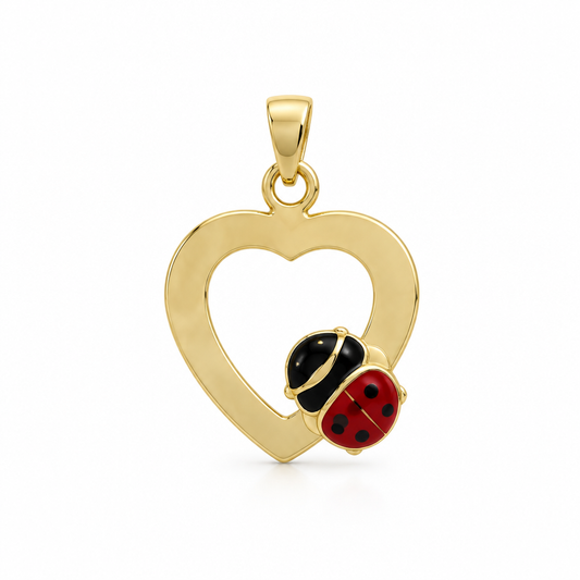 Pandativ Aur 14 K martisor "Inima si Gargarita"