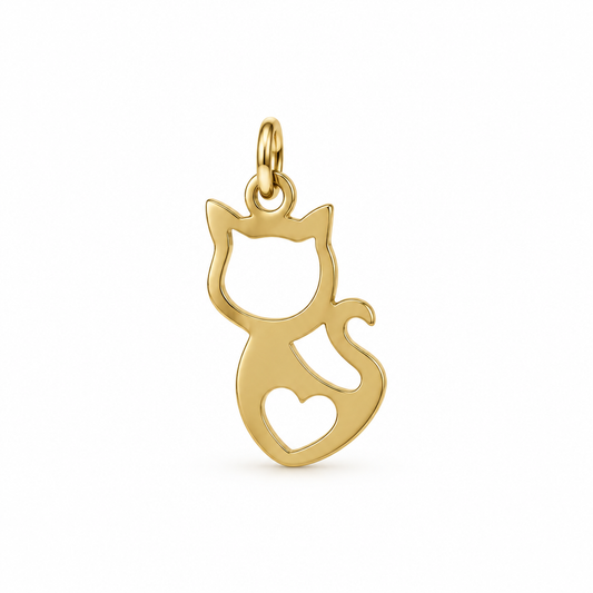 Pandativ Aur 14 K martisor Pisicuta
