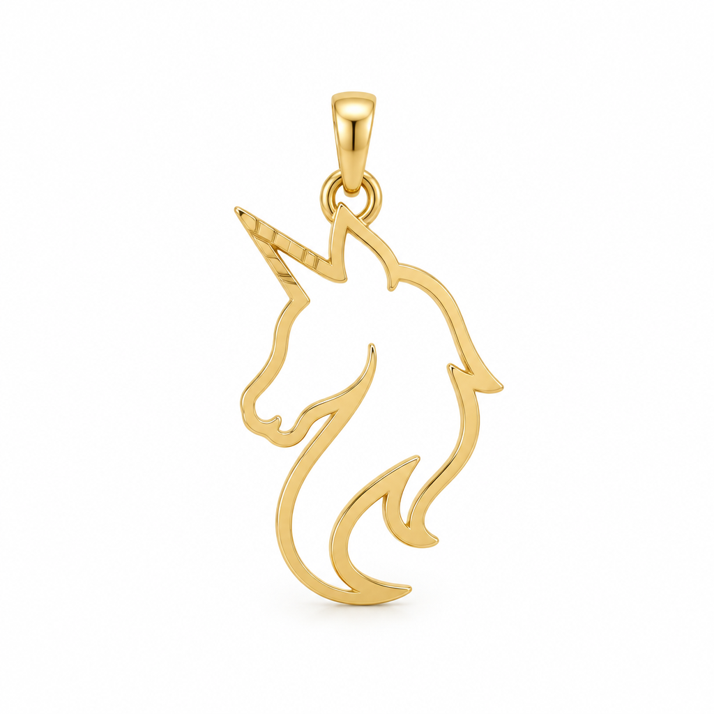 Pandativ Aur 14 K martisor "Unicorn"