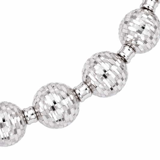 Bratara Aur 14K cu sfere stralucitoare