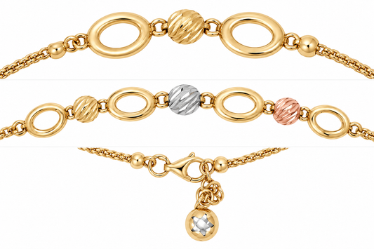 Brățară aur 14K Golden Orbit