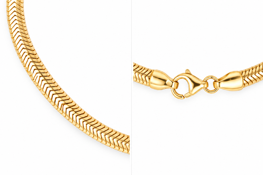 Brățară aur galben 14K Snake Gold