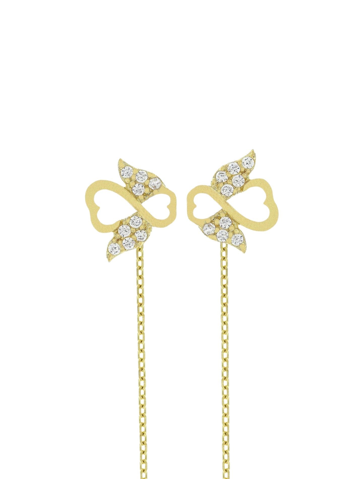 Cercei cu lantisor "Ingeras - Infinit"