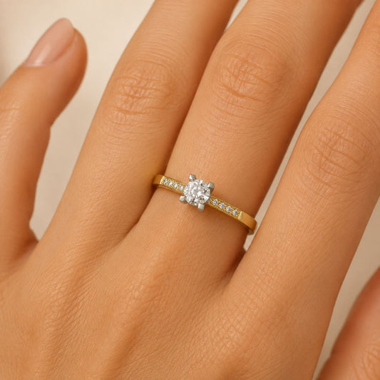 Inel Aur 14K Etern Engage