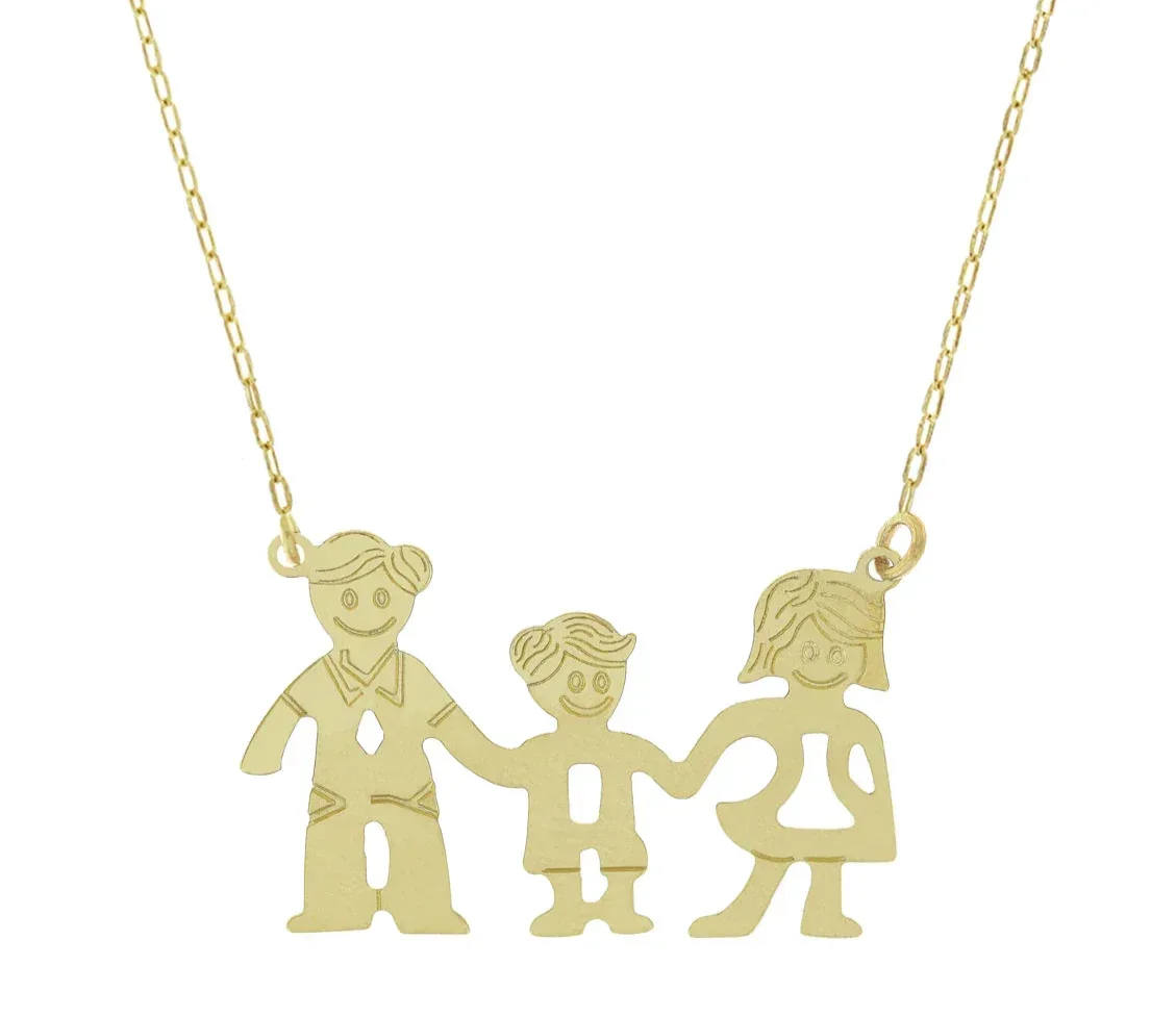 Lantisor Familia - Tata, Mama si Baietel AG226 - Antonia Gold