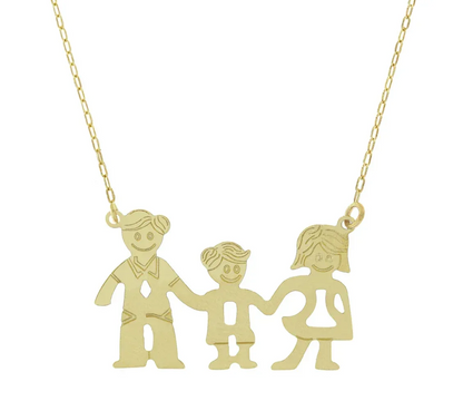 Lantisor Familia - Tata, Mama si Baietel AG226 - Antonia Gold