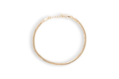 Set lant si bratara model sarpe din Aur Galben 14K AG920