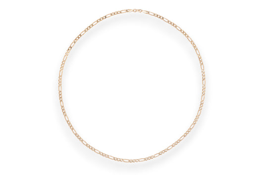 Lant Aur 14 K Figaro clasic