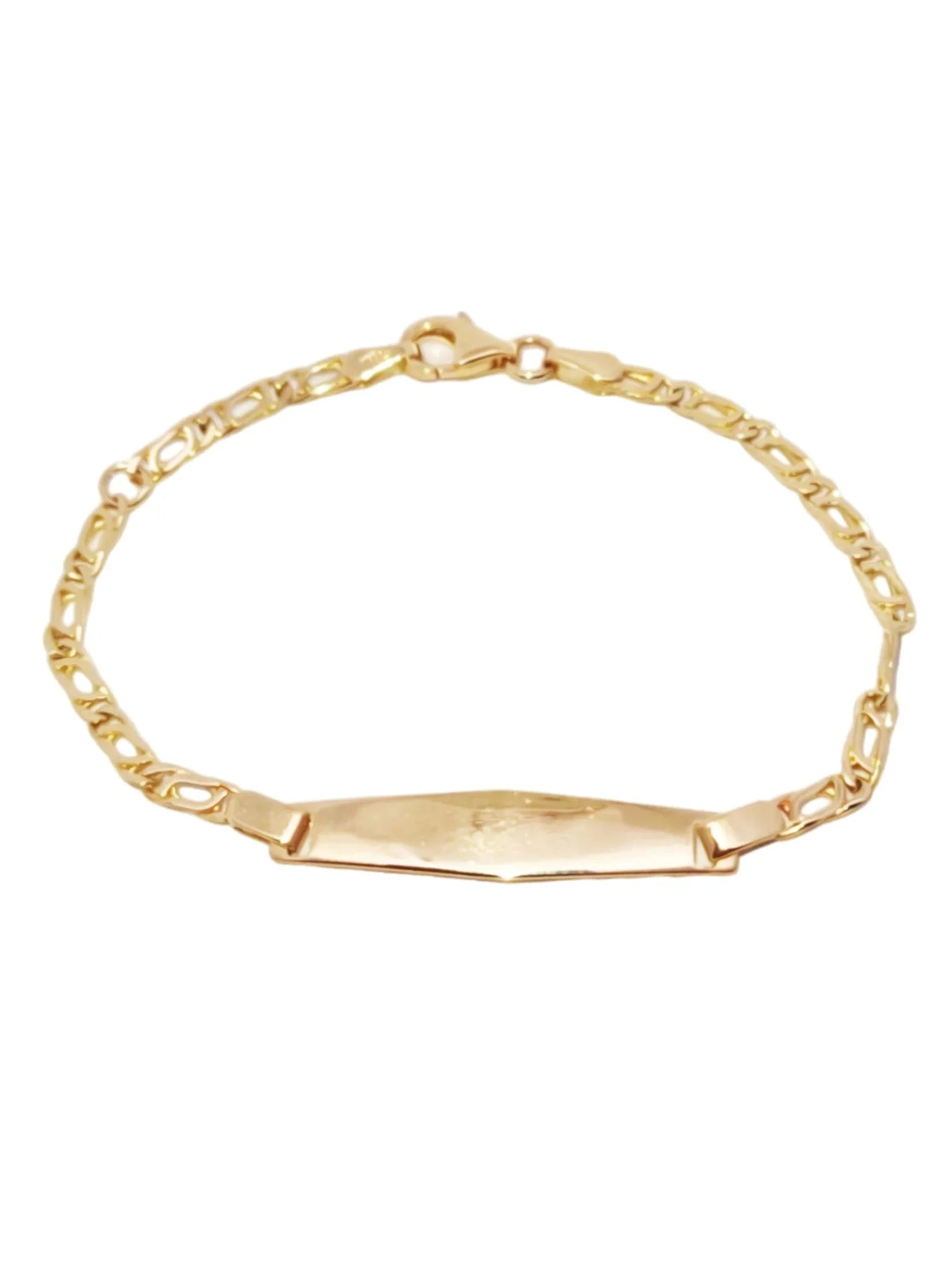 Bratara cu placuta AG04 - Antonia Gold