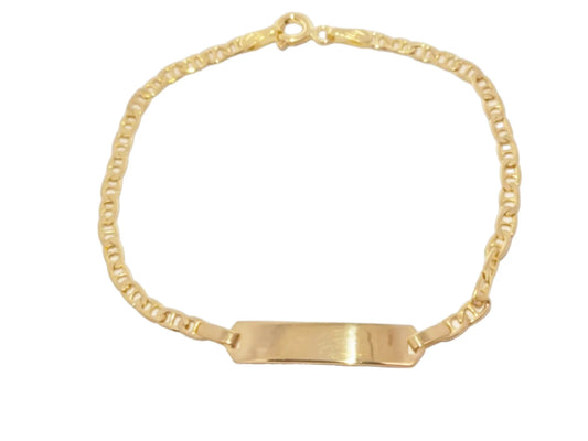 Bratara copii Aur 14K cu placuta AG153 - Antonia Gold