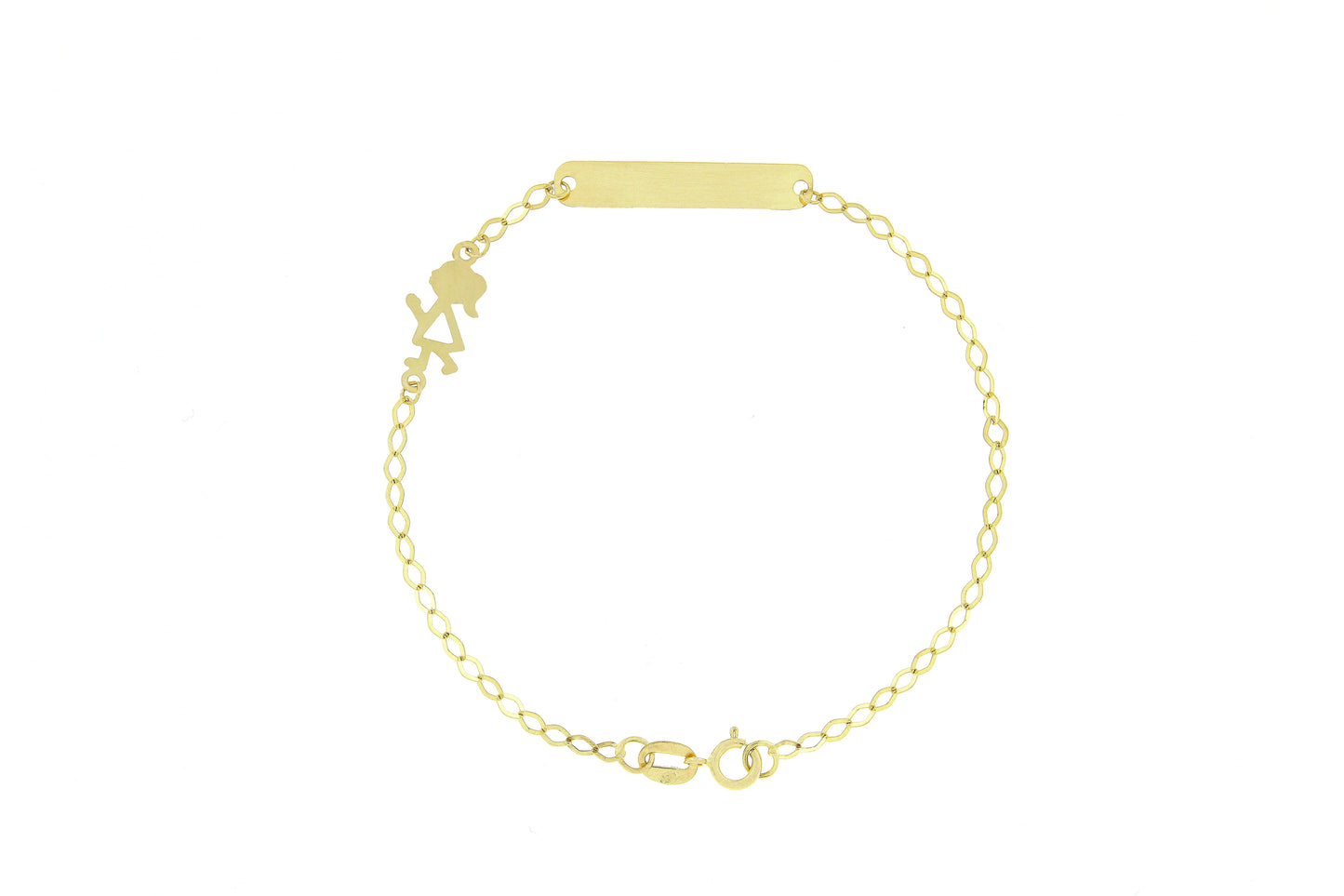 Bratara copii "Fetita" si cu placuta - Antonia Gold