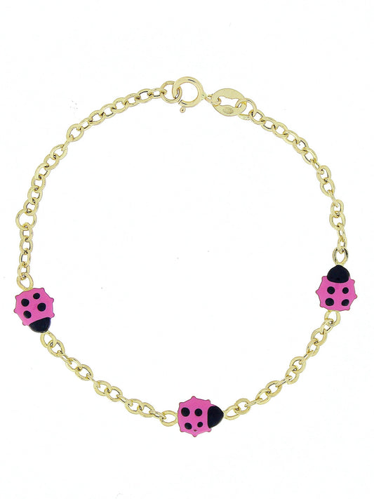 Bratara copii "Gargarite roz" - Antonia Gold