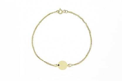 Bratara Aur Galben cu "Banut Ochiul Norocului" - Antonia Gold