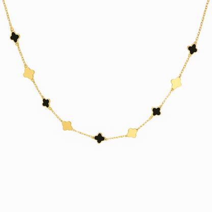 Lantisor aur cu elemente decorative tip trifoi