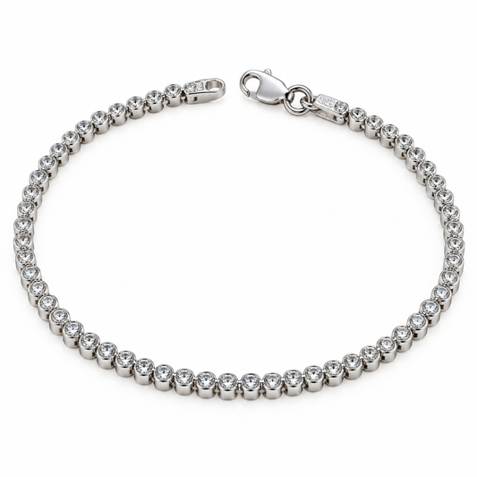 Bratara Tennis Aur 14K - White Lights