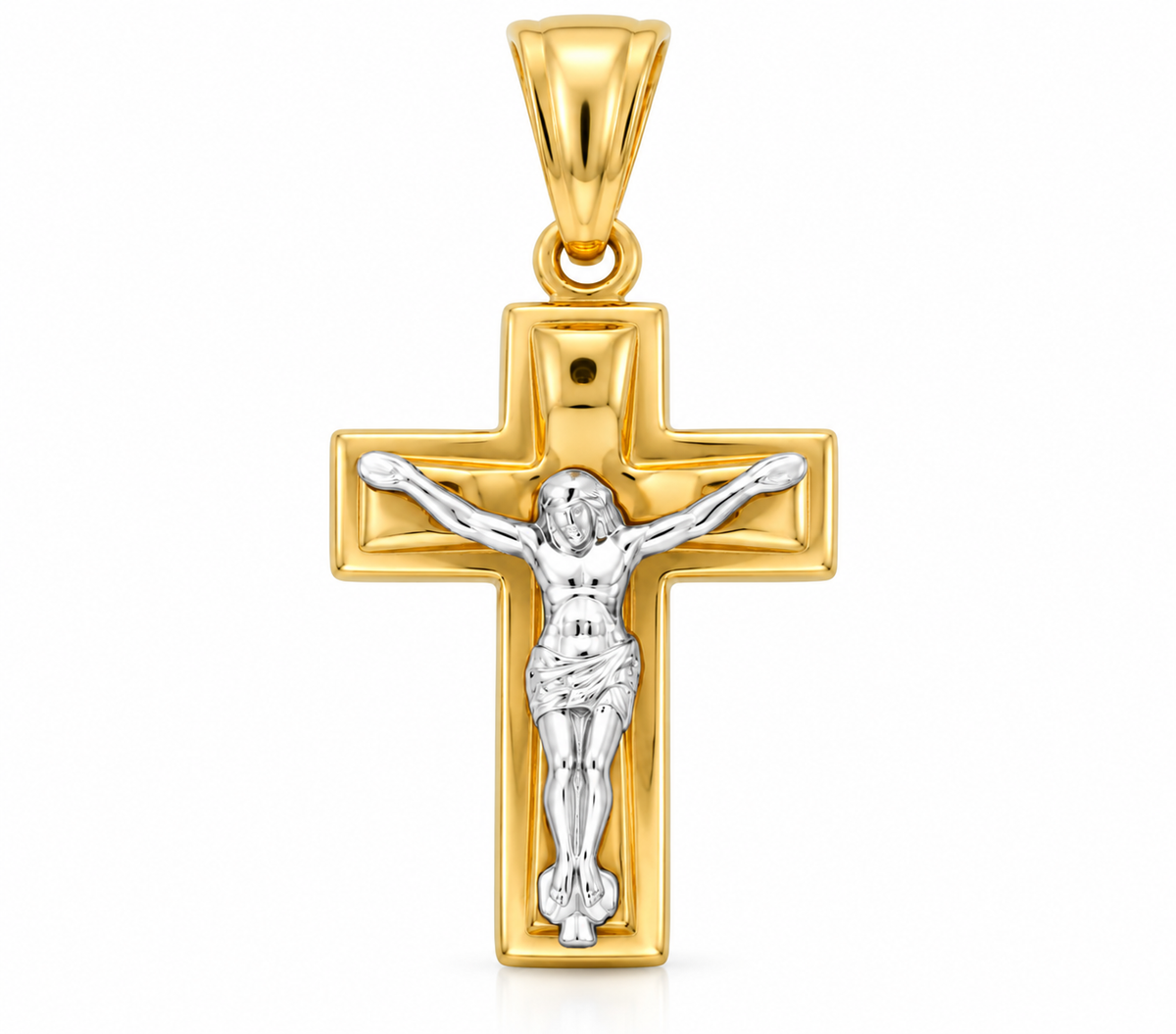 Pandantiv Aur 14 K Cruciulita Divinity Golds