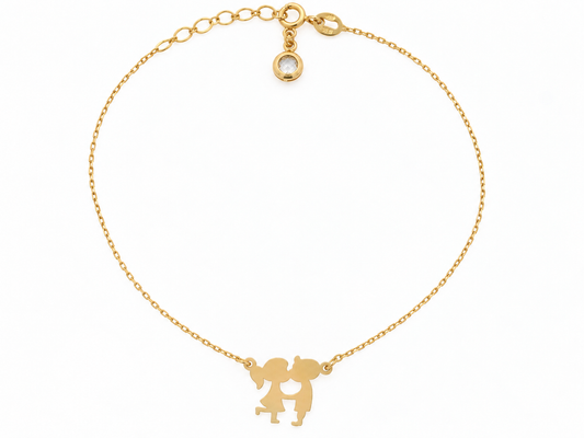 Lantisor Aur 14K Familia - Love from start
