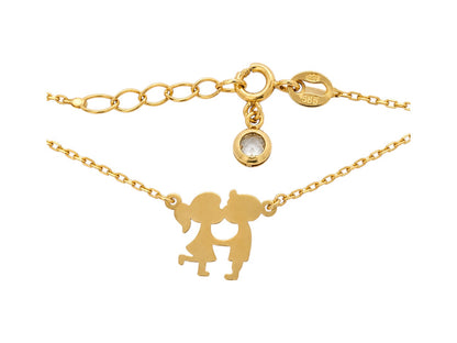 Lantisor Aur 14K Familia - Love from start