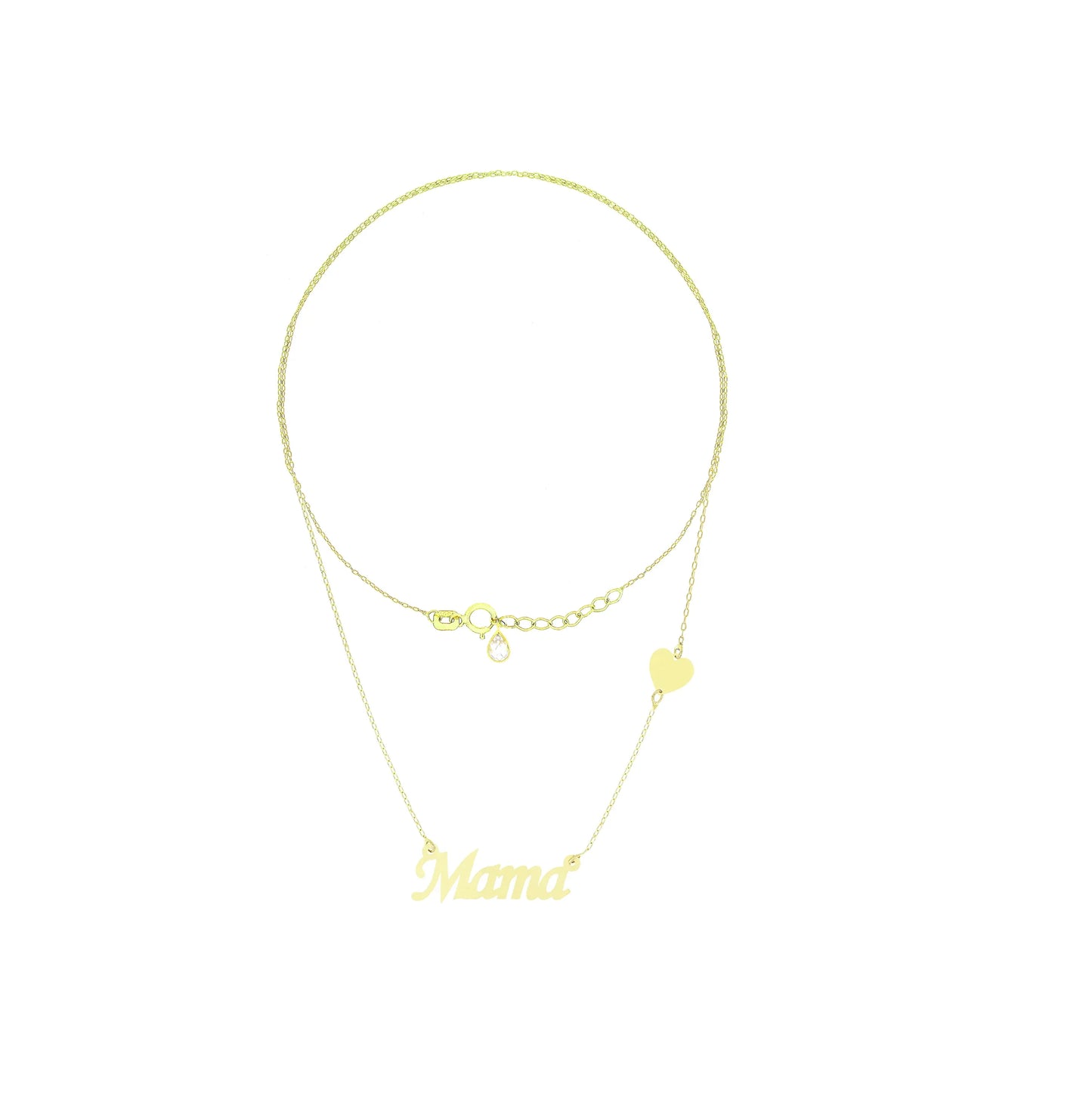 Lantisor "MAMA si inimioara" - Antonia Gold