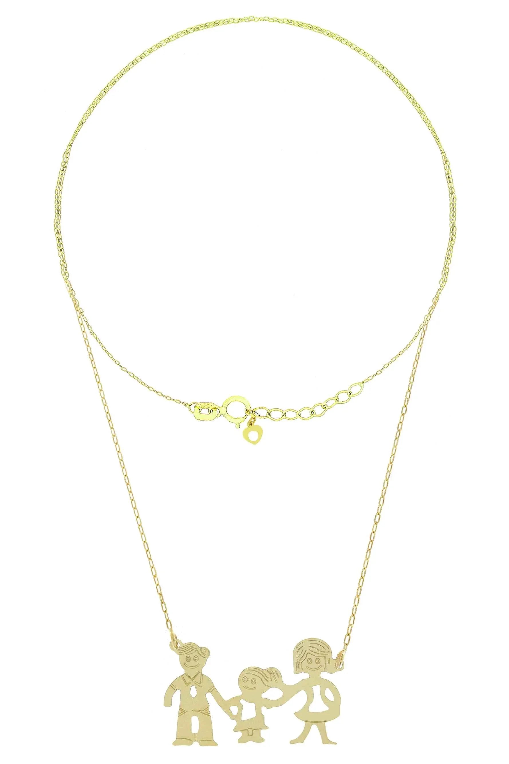 Lantisor Familia - TATA, MAMA si fetita AG238 - Antonia Gold