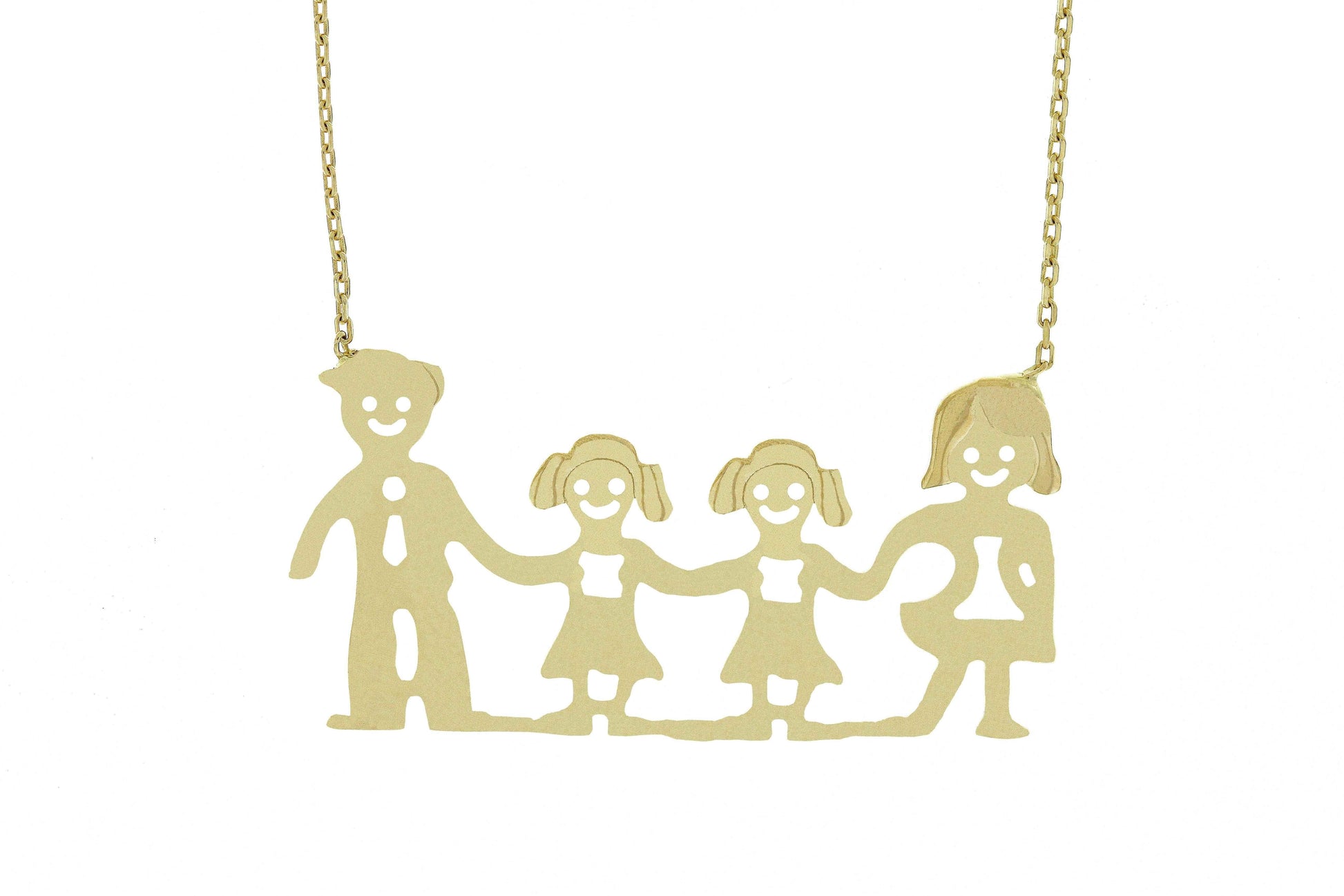 Lantisor familia - TATA, MAMA si 2 fete - Antonia Gold