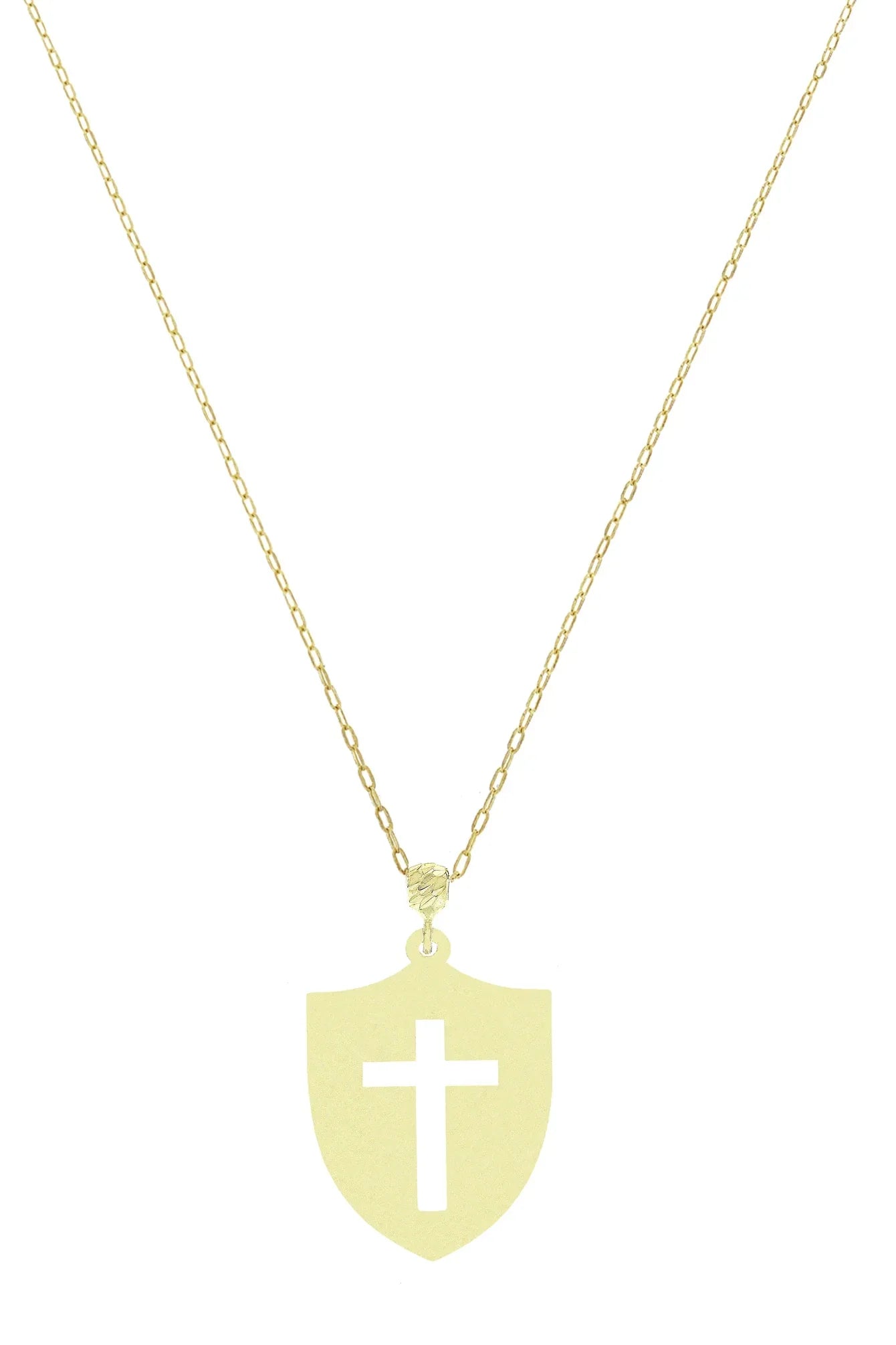 Lantisor "Scut si Cruce" - Antonia Gold