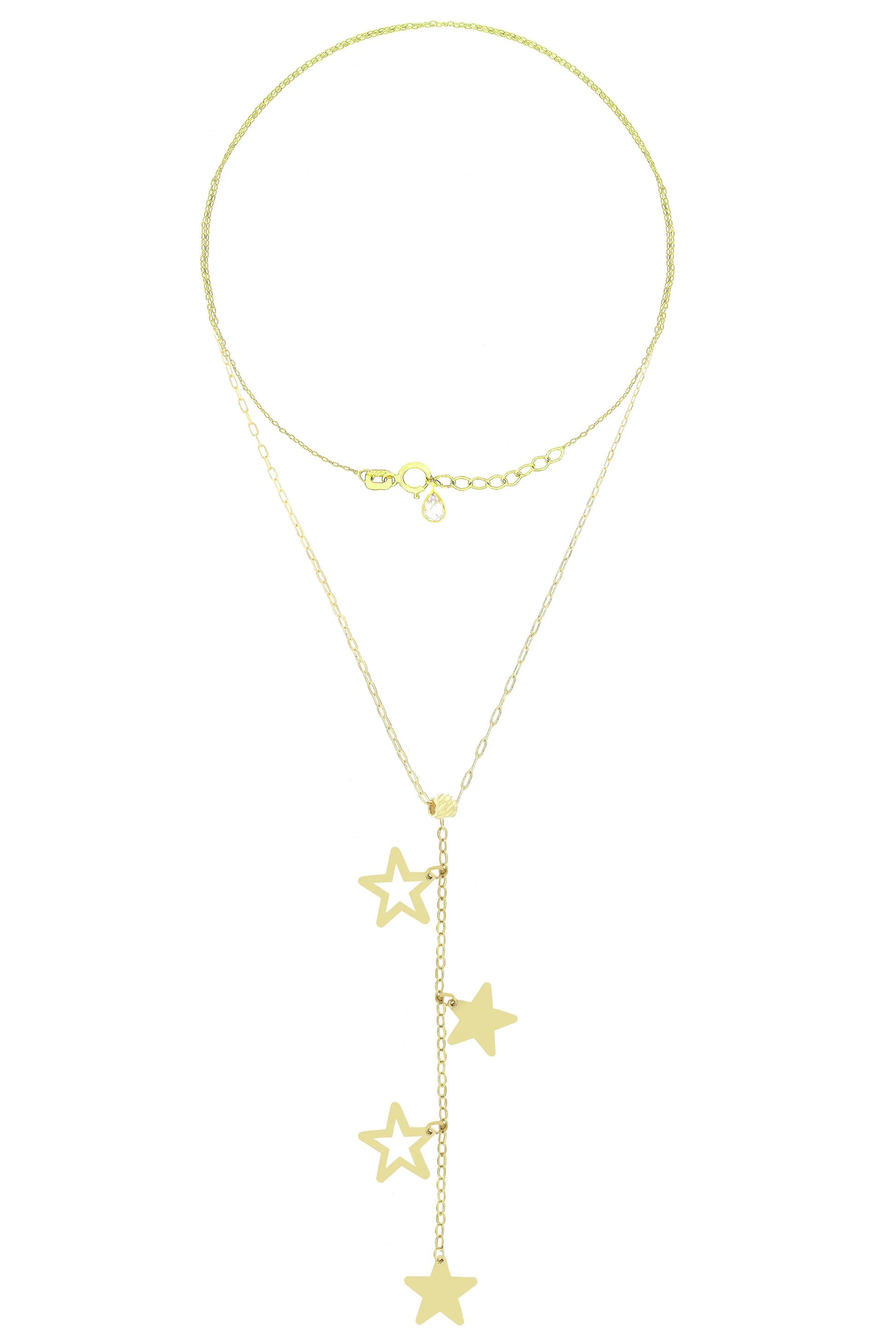 Lantisor "Stelute cazatoare" - Antonia Gold