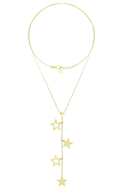 Lantisor "Stelute cazatoare" - Antonia Gold