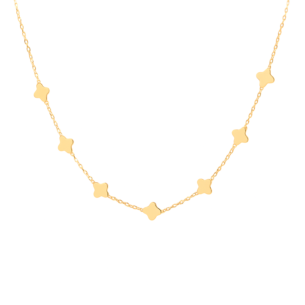 Lantisor delicat cu elemente geometrice