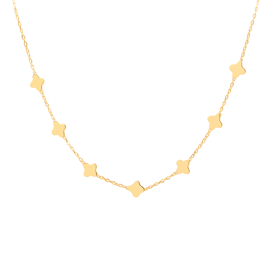 Lantisor delicat cu elemente geometrice